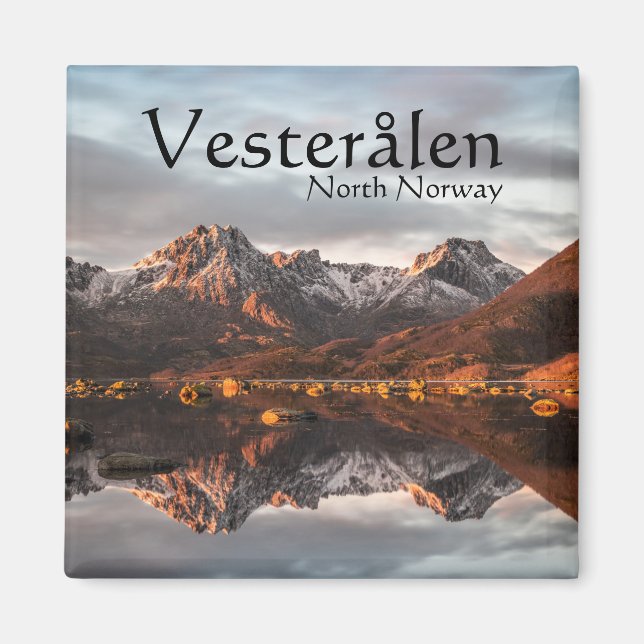 Norwegen Vesteralen Souvenir Magnet (Vorne)