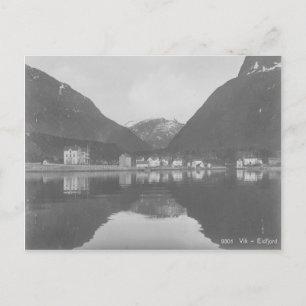 Norwegen Vik Eidfjord Vintage-Ansichtskarte Postkarte