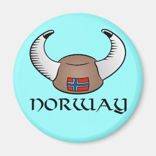 Norwegen Viking Hat Magnet