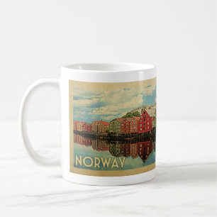 Norwegen Vintage Travel Kaffeetasse