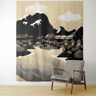 Norwegen Wandteppich