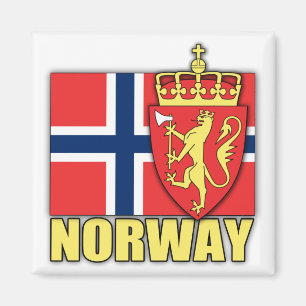 Norwegen-Wappen Magnet