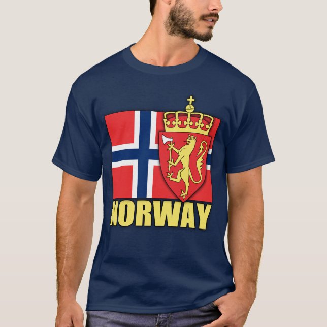 Norwegen-Wappen T-Shirt (Vorderseite)