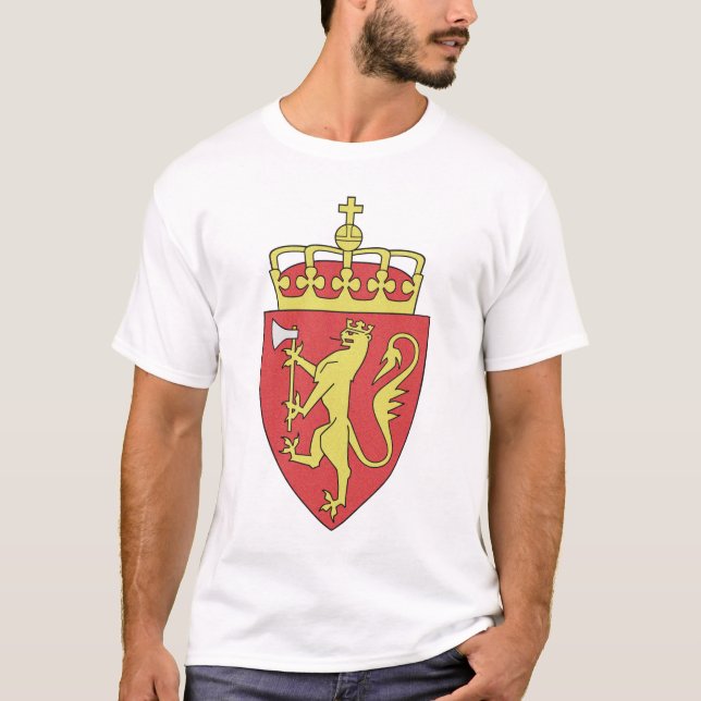 Norwegen-Wappen T-Shirt (Vorderseite)