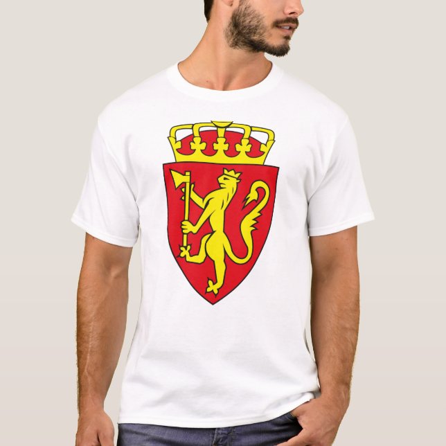 Norwegen-Wappen T - Shirt (Vorderseite)