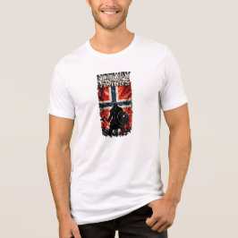 Norwegen Wikinger – Wikinger Krieger Norwegische F Tri-Blend Shirt
