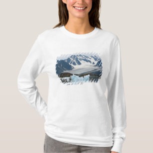 Norwegen, zurückweichender Gletscher und Eisberg T-Shirt