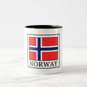 Norwegen Zweifarbige Tasse