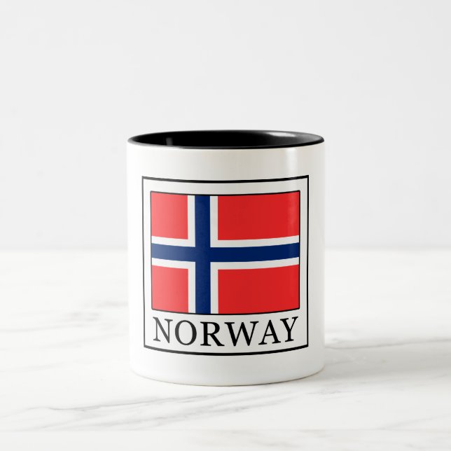 Norwegen Zweifarbige Tasse (Mittel)