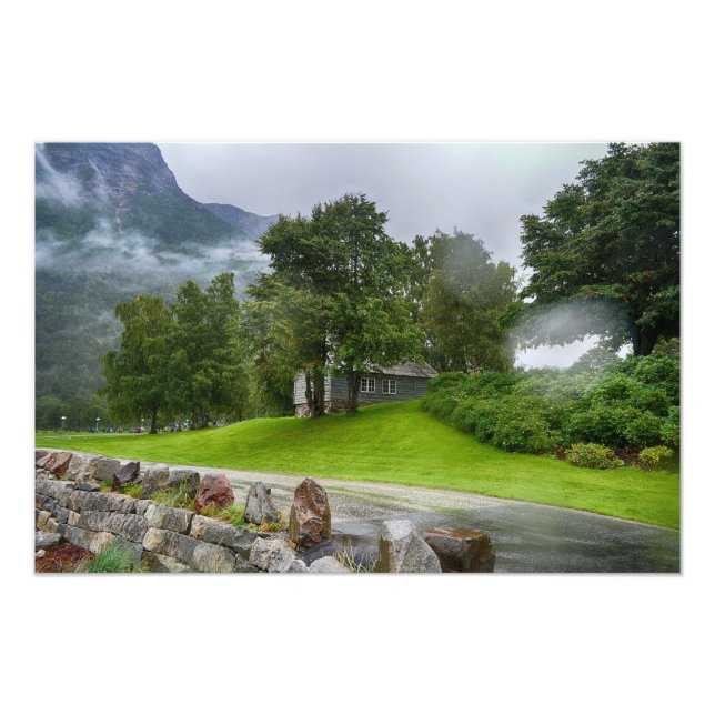 Norwegenlandschaft Fotodruck (Vorne)
