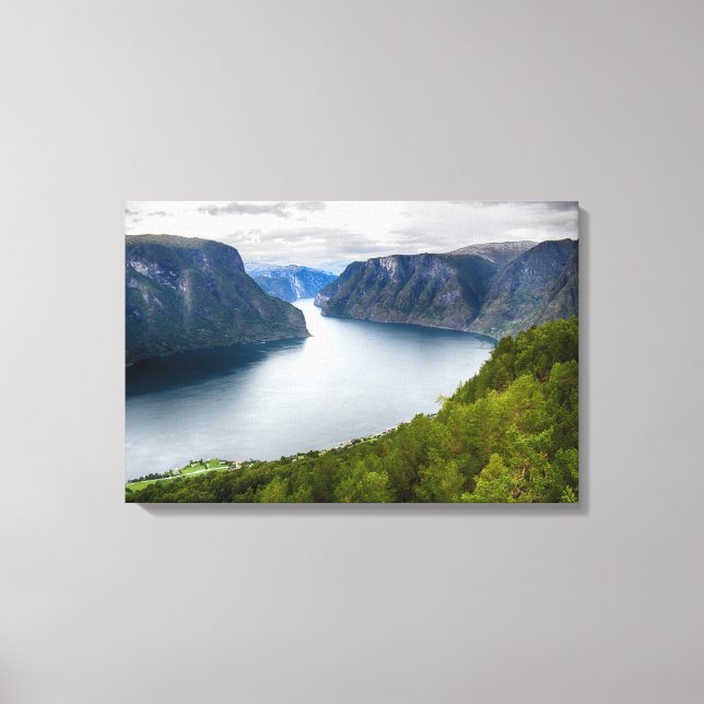 Norwegenlandschaft Leinwanddruck (Vorderseite)