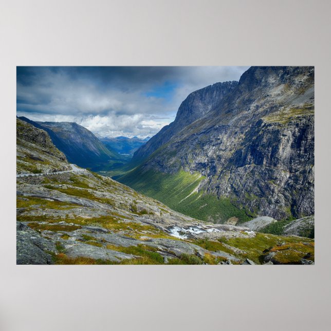 Norwegenlandschaft Poster (Vorne)