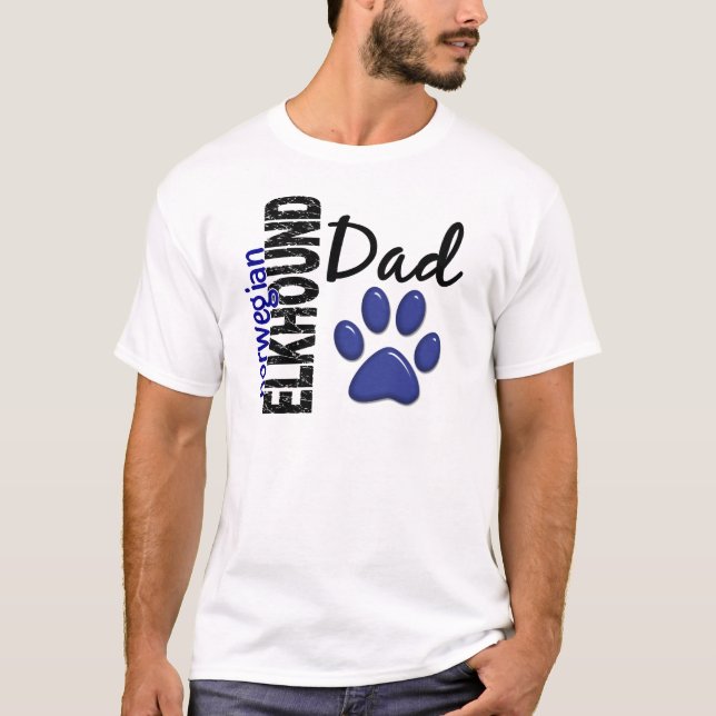Norweger Elkhound Vater 2 T-Shirt (Vorderseite)