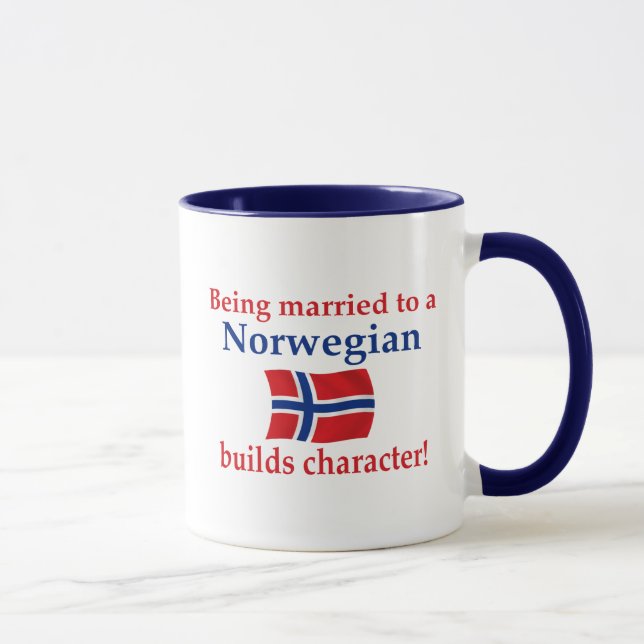 Norweger errichtet Charakter Tasse (Rechts)