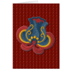 Norweger Rosemaling Tulpe