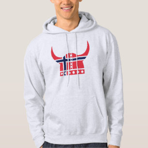 Norweger-Wikinger-Sturzhelm-Shirt Hoodie