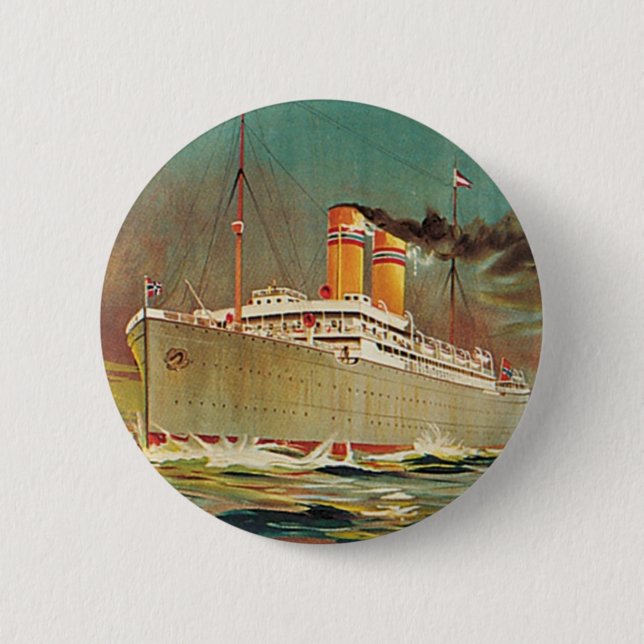 Norwegian American Line Button (Vorderseite)