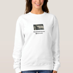 Norwegian Gothic Real Photo Weißer Sweatshirt