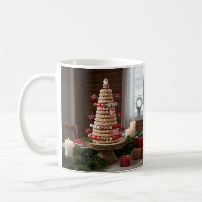 Norwegian Kransekake, Mug Kaffeetasse (Links)