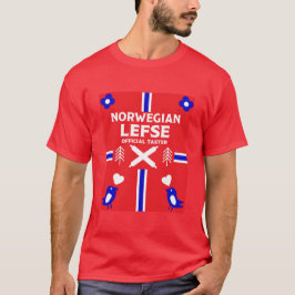 Norwegian Lefse Flatbread Apron T-Shirt