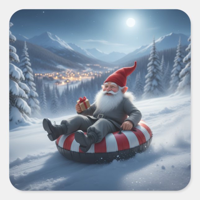 Norwegian Nisse Sledding, Stickers (Vorderseite)