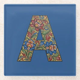 Norwegian Rosemaling Norwegen Anfangsuntersetzer Glasuntersetzer
