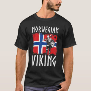 Norwegian Viking Norway Viking Warrior with Axe T-Shirt