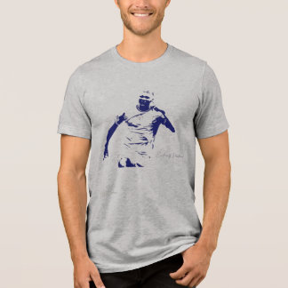 Norwegisch Skandinavisches Fußball-Grafik-Geschenk Tri-Blend Shirt