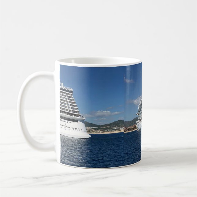Norwegische Blicke Kaffeetasse (Links)