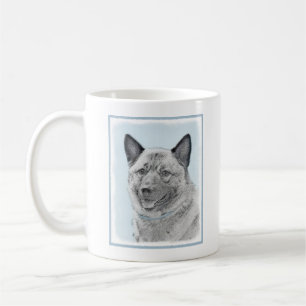 Norwegische Elkhound-Malerei - Original Hundeschic Tasse