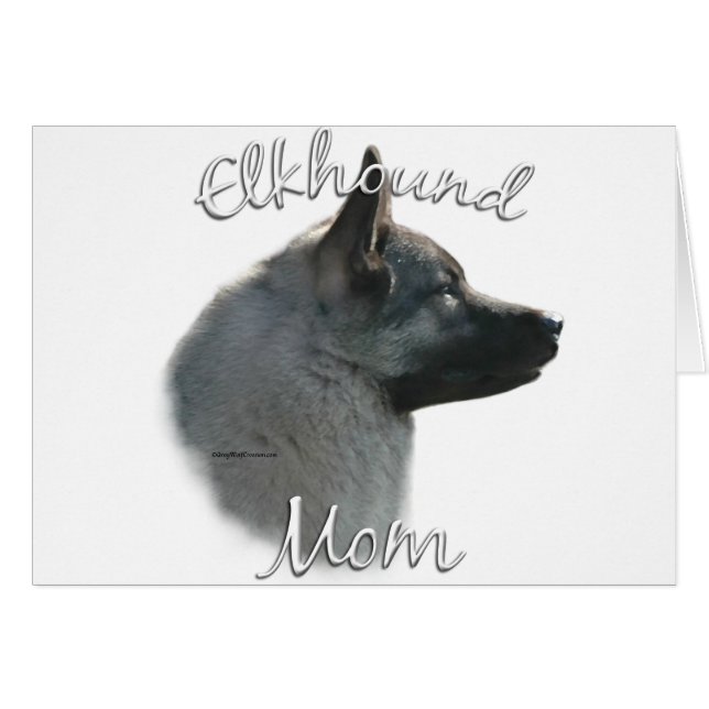 Norwegische Elkhound-Mama 2 (Vorderseite (Horizontal))