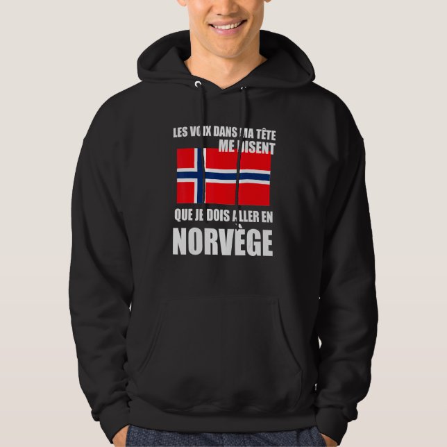 Norwegische Fahne Hoodie (Vorderseite)