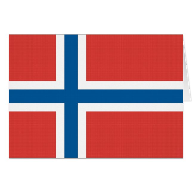 Norwegische Flagge (Vorderseite (Horizontal))