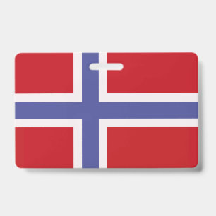 Norwegische Flagge Ausweis