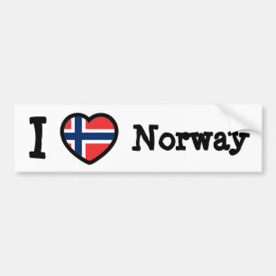 Norwegische Flagge Autoaufkleber