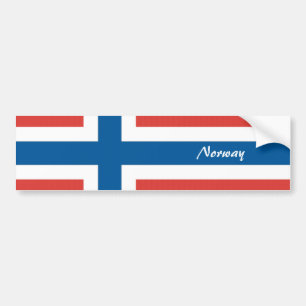 Norwegische Flagge Autoaufkleber