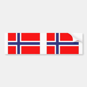 Norwegische Flagge Autoaufkleber