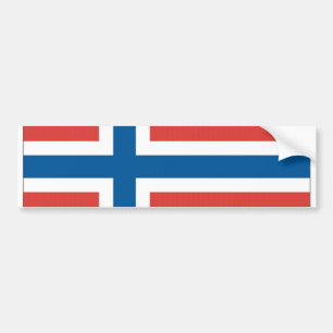 Norwegische Flagge Autoaufkleber