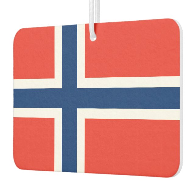 Norwegische Flagge Autolufterfrischer (Links)