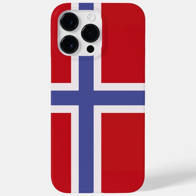 Norwegische Flagge Case-Mate iPhone Hülle (Rückseite)