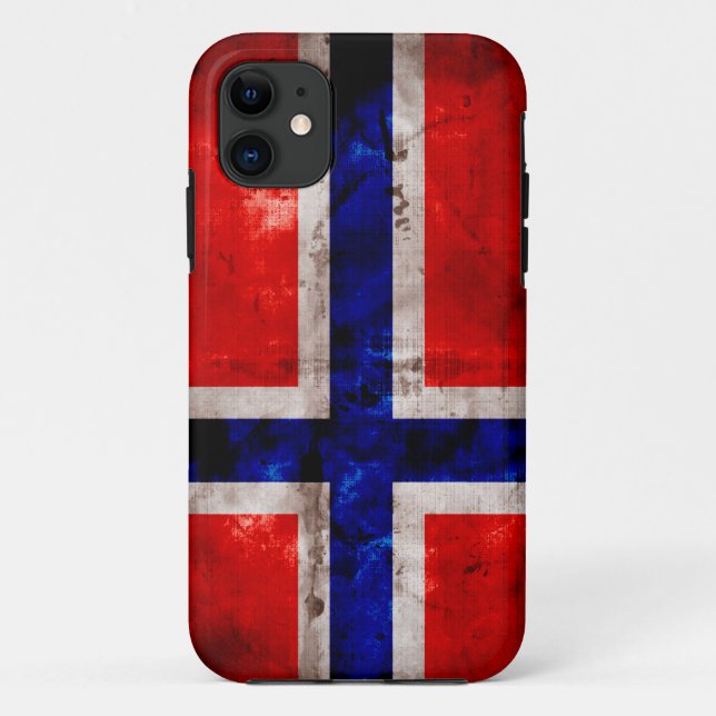 Norwegische Flagge Case-Mate iPhone Hülle (Rückseite)