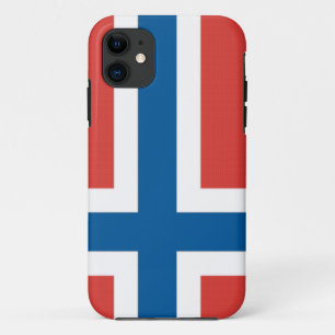 Norwegische Flagge iPhone 11 Hülle