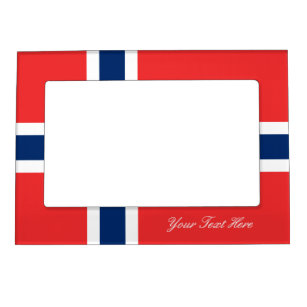 Norwegische Flagge des magnetischen Fotorahmens Magnetischer Bilderrahmen