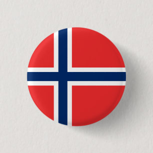 Norwegische Flagge, Flagge Button