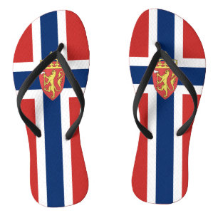 Norwegische Flagge Flip Flops