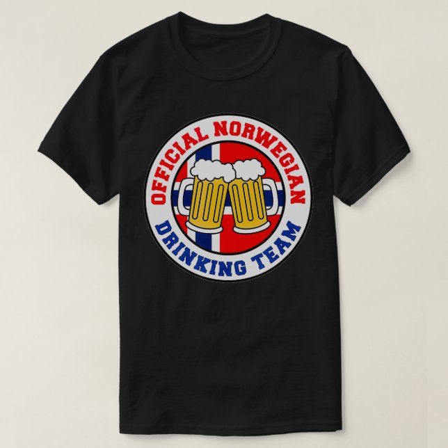 Norwegische Flagge für das offizielle norwegische  T-Shirt (Design vorne)