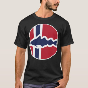 Norwegische Flagge für Kabeljau T-Shirt