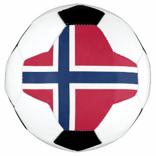 Norwegische Flagge Fußball