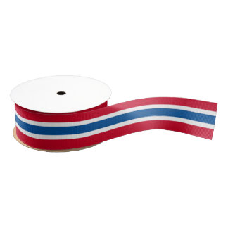 Norwegische Flagge Gosgrain Ribbon Ripsband