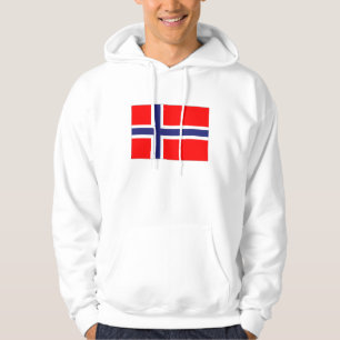Norwegische Flagge Hoodie